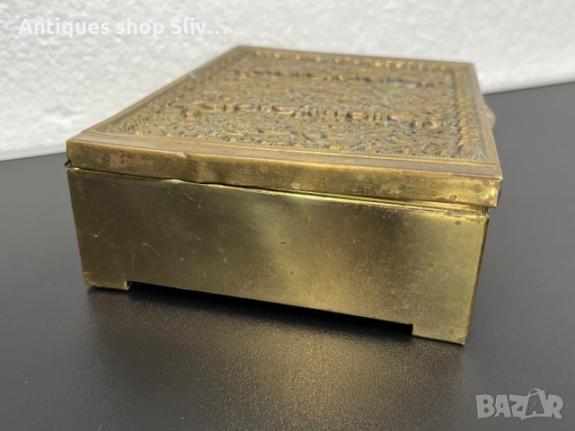 Барокова кутия за пури с херувими. №5220, снимка 5 - Колекции - 44792859