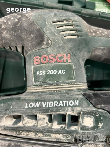 Електрически виброшлайф Bosch PSS 200 AC, снимка 4 - Други инструменти - 53721848