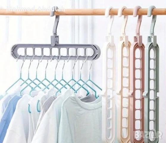 Въртяща се на 360 градуса магическа закачалка, снимка 3 - Закачалки - 52540421