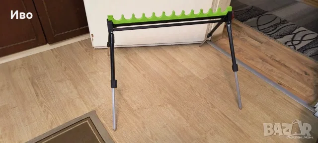 ​Стойка за фидер въдици Carp Zoom (CZ) Practic Side Rod Rest – 12 гнезда (Като нова!), снимка 5 - Екипировка - 55978535