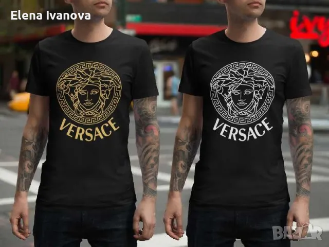 Мъжка тениска Versace- 100% памук