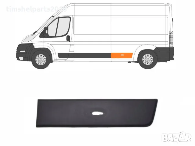 Лайста калник с отвор за CITROEN JUMPER / PEUGEOT BOXER / FIAT DUCATO след 2006, Шофьорска страна