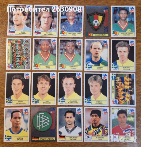 Стикери Панини САЩ '94, снимка 3 - Колекции - 53309588