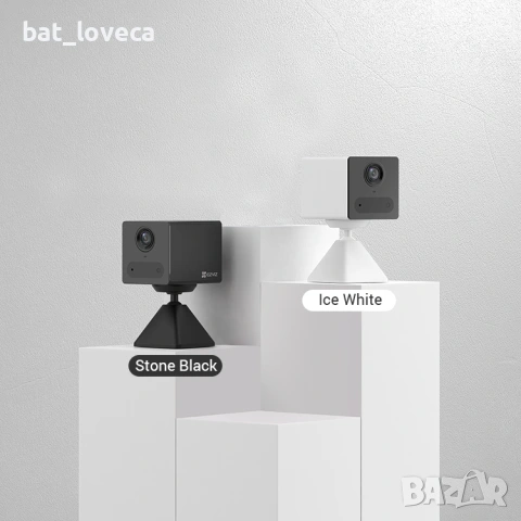 Нов EZVIZ CB2 Wi-Fi интелигентна домашна камера със батерия ЧЕРНА, снимка 2 - Камери - 53756899