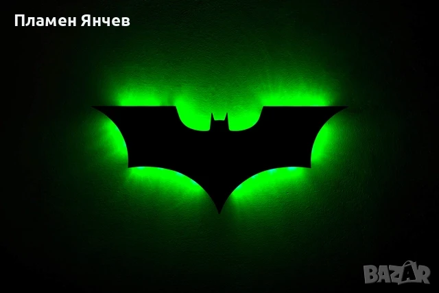 Супергеройска LED лампа с дистанционно управление , снимка 4 - Лед осветление - 50746258