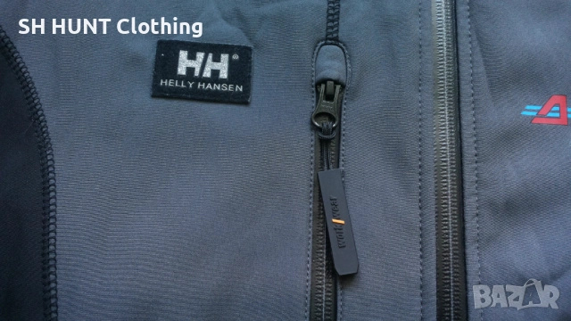 HELLY HANSEN 74006 SOFTSHELL SEVILLA GRIS Work размер М работен суичър вятърно устойчив W4-110, снимка 5 - Суичъри - 51966635