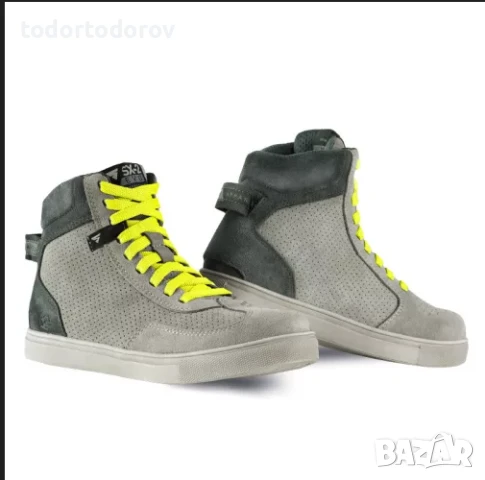 Дамски мото обувки кецове маратонки за мотор SHIMA SX-2 GRAY EVO, снимка 5 - Аксесоари и консумативи - 51208721