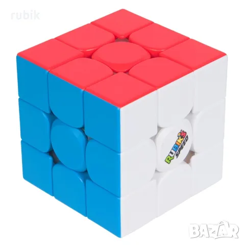 Оригинален куб на Рубик за скоростно нареждане Rubik's Magnetic Speed Cube 3x3x3 55мм - Stickerless, снимка 2 - Игри и пъзели - 48117413
