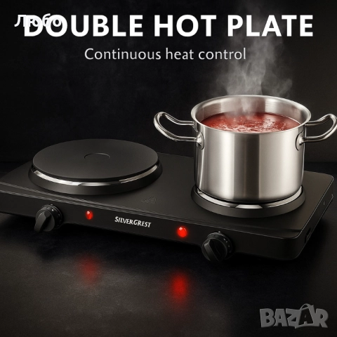 Двоен котлон SilverCrest - 2500W – две ястия едновременно, снимка 4 - Котлони - 52721573