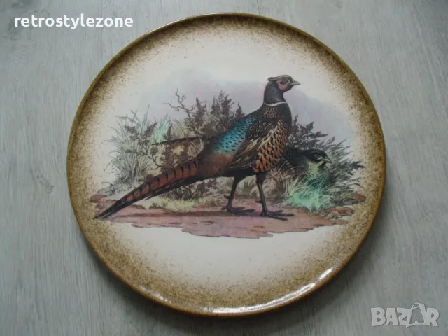 № 7979 стар керамичен поднос - ceramika V.A.R.M , снимка 3 - Други ценни предмети - 49773847