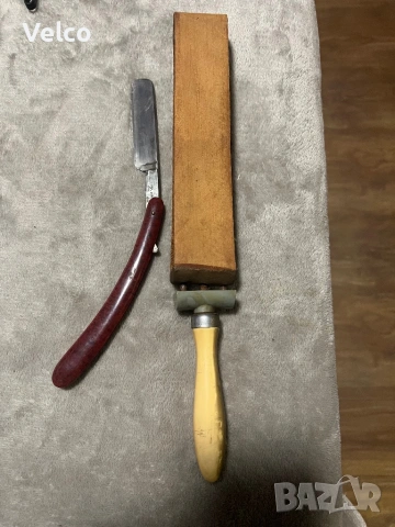 руски бръснач  и точило от каиш, снимка 5 - Антикварни и старинни предмети - 50160382