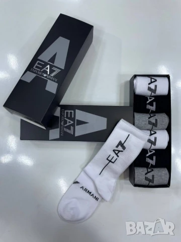 чорапи в кутия emporio armani nike palm angels balenciaga philipp phlein gucci , снимка 2 - Дамски чорапи - 51299720