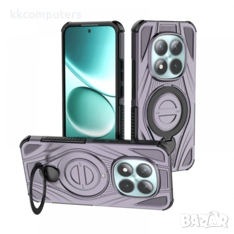 Защитен калъф WANLONFENG XH за Xiaomi Redmi Note 15 Pro+ 5G / Poco M8 Pro 5G със Стойка - PC+TPU, Вк, снимка 2 - Калъфи, кейсове - 53285648