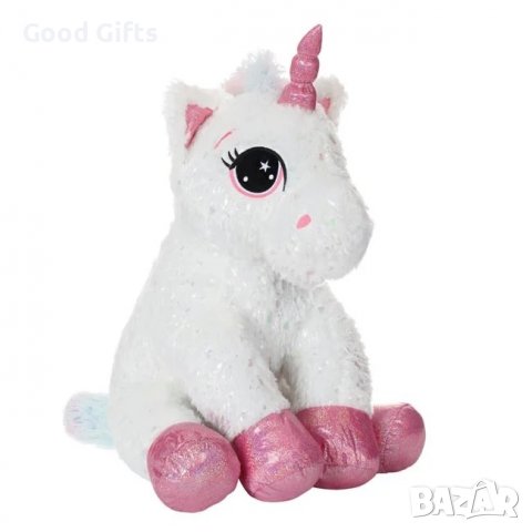 Детски плюшен еднорог , 60см, снимка 2 - Плюшени играчки - 39176435