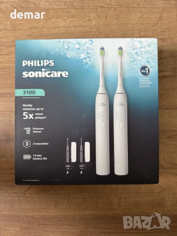 Електрическа четка за зъби Philips Sonicare 3000 Series,2 бр,HX4072/41, снимка 10 - Други - 53706079