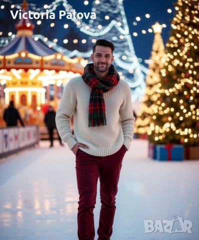 Оригинален шотландски вълнен шал STUART BLACK Tartan, снимка 12 - Шалове - 52715531