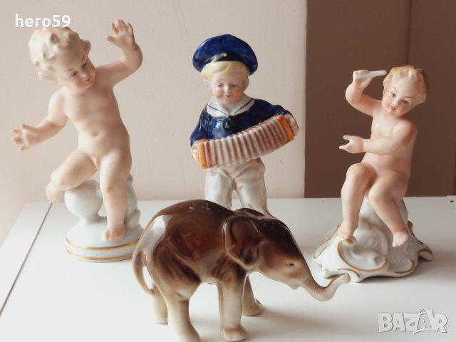 Четири порцеланови фигурки-Германия, снимка 11 - Други ценни предмети - 41229573