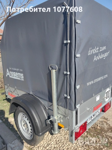 Регистрирано туристическо алуминиево ремарке Anssems, снимка 2 - Ремаркета - 53856415