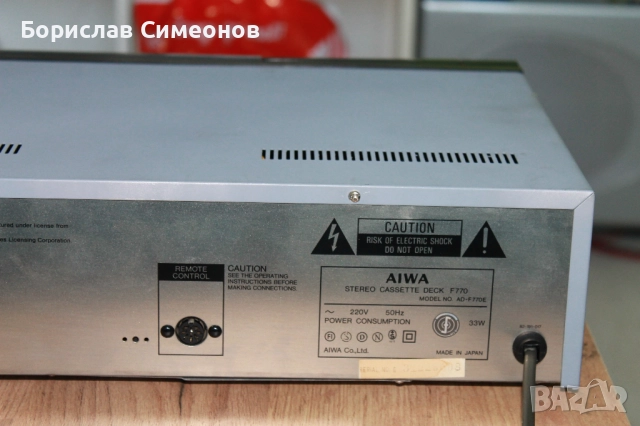 AIWA AD-F770, снимка 12 - Декове - 52816369