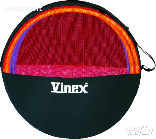 Чанта за обръчи, изработена от мрежа и полиестерна тъкан. 