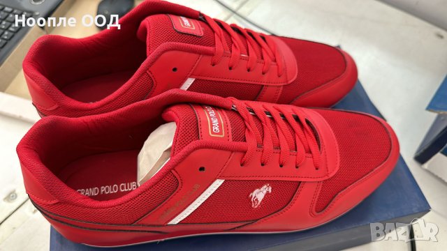 Мъжки спортни обувки -370321 -червени