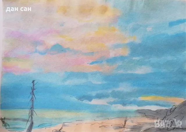 Aкварели, снимка 16 - Картини - 49005474