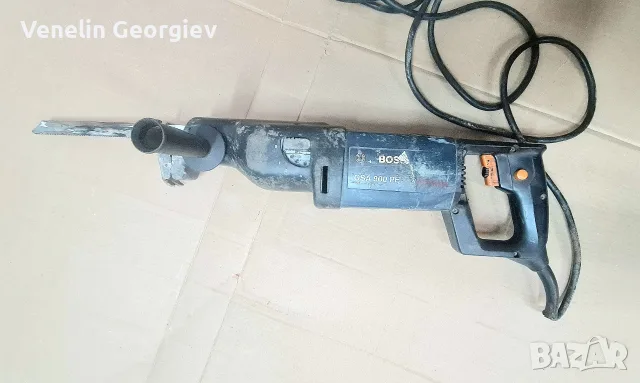 Професионален Саблен трион BOSCH GSA 900 PE/ 900W, снимка 3 - Куфари с инструменти - 56301037
