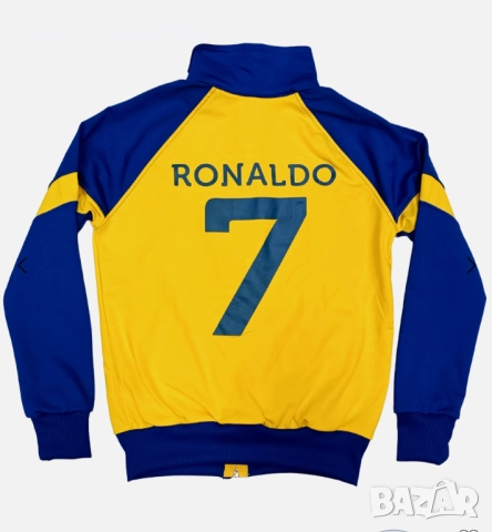 Жълт Детски екип Роналдо Ал Насър Син 2025г Ново Комплект деца CR7, снимка 2 - Футбол - 51644920