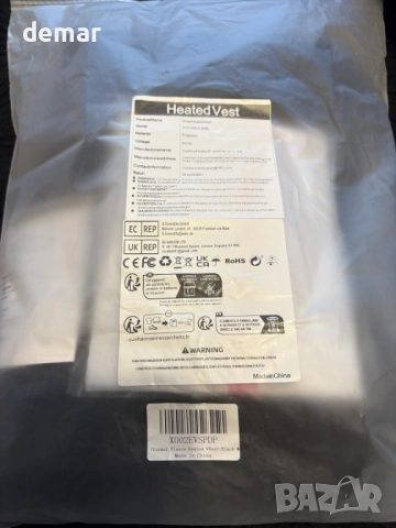 Дамска отопляема жилетка от полар, батерия 10000 mAh, 5 зони, М, снимка 7 - Жилетки - 52669268