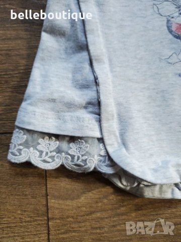 Блуза Майорал Mayoral с дантела 86 см. 18 месеца, снимка 6 - Бебешки блузки - 36016861