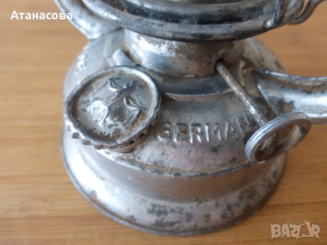 Стар немски фенер ВАТ №158, снимка 7 - Антикварни и старинни предмети - 41105202