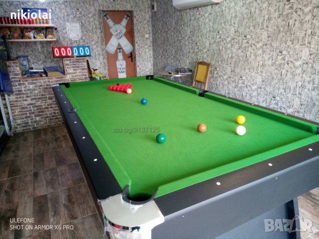 2 в 1  Билярд и снукър 8 фута чисто нов snooker | 8 FT |, снимка 4 - Други игри - 42978020