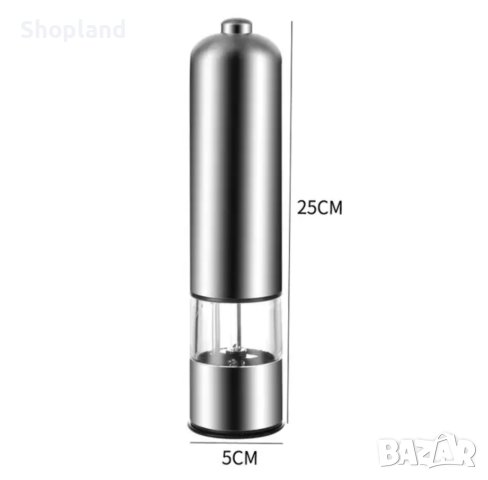 Електрическа мелничка за черен пипер и сол, снимка 4 - Аксесоари за кухня - 41973847
