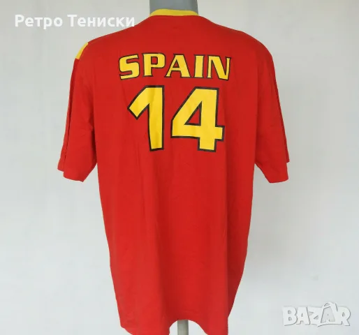 Тениска Spain — Мъже размер XXL Червено, снимка 3 - Футбол - 56319231