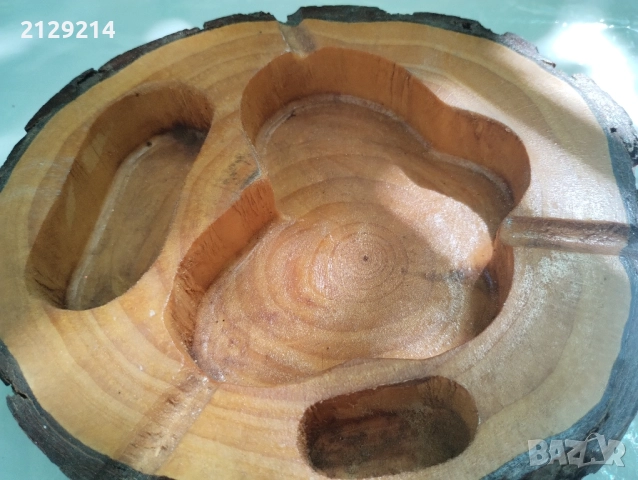 Дървен пепелник , снимка 5 - Други - 51472284