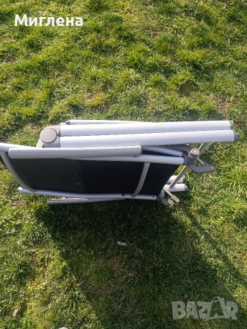 Сгъваем алуминиев стол тип шезлонг , снимка 5 - Къмпинг мебели - 53756409