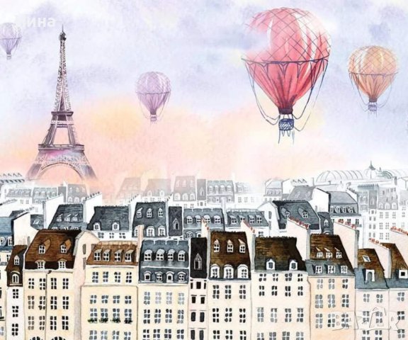Пъзел 300 части "Балони над Париж" , снимка 1 - Игри и пъзели - 38720340
