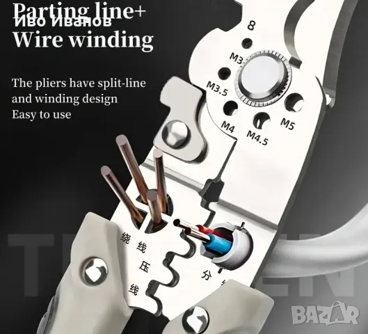 Мултиинструмент за Професионални Електротехници, снимка 3 - Клещи - 50425597