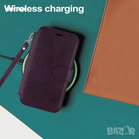 VANAVAGY Калъф за iPhone 16 Plus, Magsafe съвместим, RFID блокиране, снимка 4 - Калъфи, кейсове - 49821678