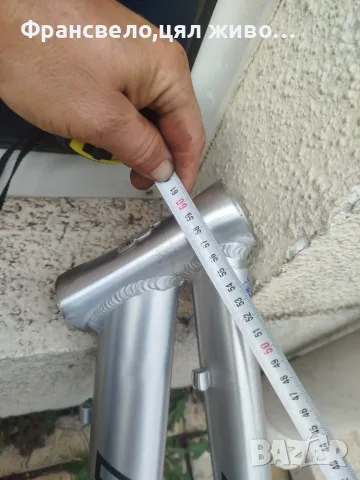 28 цола алуминиева рамка за велосипед колело чело 44 колче 27.2, снимка 3 - Части за велосипеди - 56191476