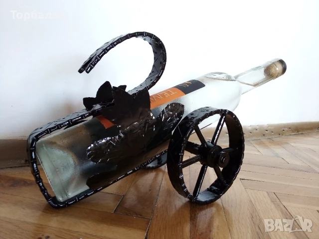 Стойка за вино от соц-а, снимка 5 - Декорация за дома - 51378257