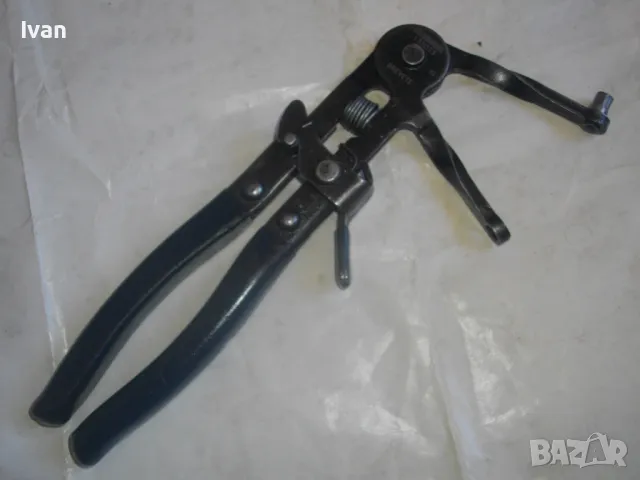 BELZER 135033 Оригинални Немски Професионални Клещи за водни съединения скоби на маркучи 255 мм, снимка 2 - Клещи - 47459475