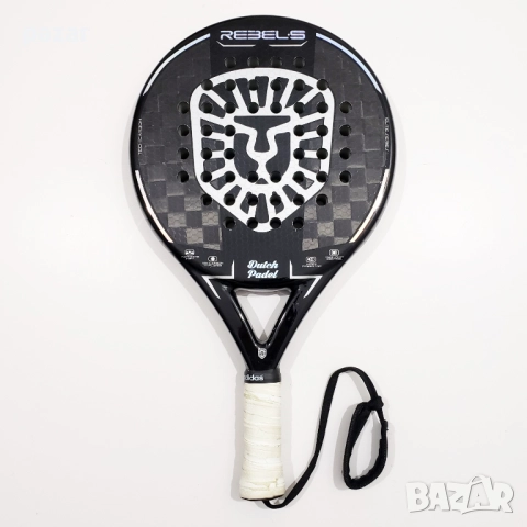Dutch Padel Rebel-S Elite Pro 18K Carbon Hexagon Padel Падел Ракета Карбон, снимка 2 - Други спортове - 52102882
