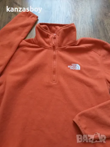 THE NORTH FACE -M 100 GLACIER 1/4 ZP - страхотен мъжки полар КАТО НОВ ХС, снимка 3 - Блузи - 48853902