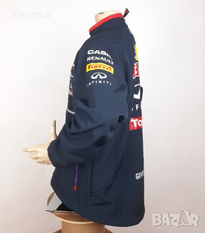 Red Bull x Pepe Jeans - Оригинално мъжко софтшел яке размер 2XL, снимка 4 - Якета - 53571244