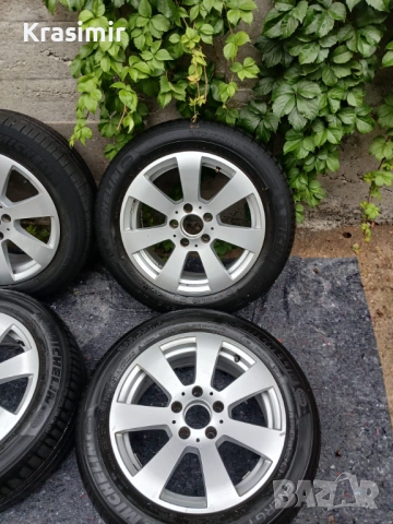 Мерцедес Оригинални алуминиеви джанти 16 GLK C-class w204 x204 w212, снимка 2 - Гуми и джанти - 52014485