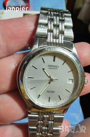 Мъжки часовник  Seiko SQ100, снимка 3 - Мъжки - 41382771