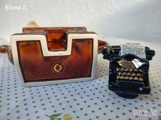 Красив винтидж чайник Crime Writers Desk Cardew, снимка 9 - Колекции - 52860225