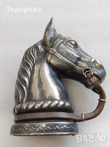 Стара рядка автентична бензинова посребрена запалка