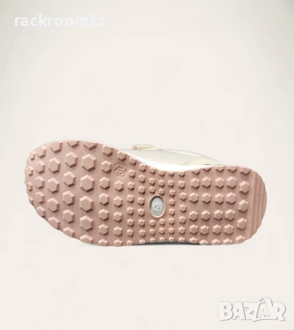 Детски маратонки в розово със златист акцент и велкро лепенка – W014295 Pink, снимка 4 - Детски маратонки - 51760322